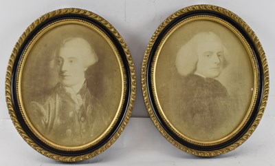 Lot 240 - A pair of late 18th/early 19th century oval...