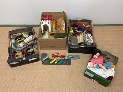 Lot 55 - A collection of various vintage toys including...