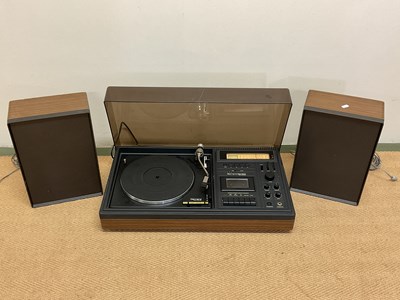 Lot 45 - A Garrard GA100 turntable and cassette with...
