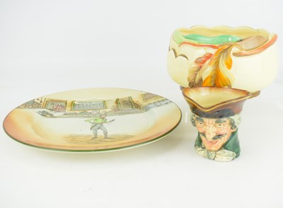 Lot 541 - CLARICE CLIFF; an 'Autumn Leaf' decorated bowl...