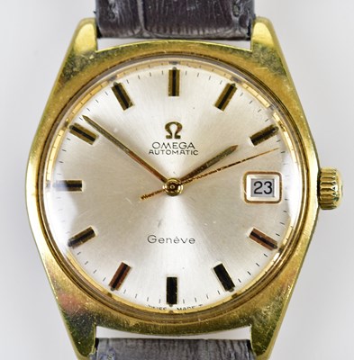 Lot 1013 - OMEGA; a gentleman's vintage automatic...