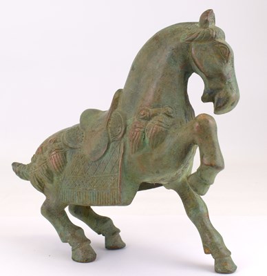 Lot 647 - An early 20th century bronzed with patina...