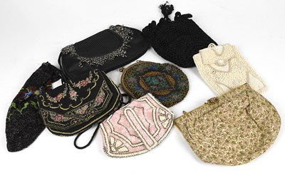 Lot 160 - A collection of eight vintage evening bags,...