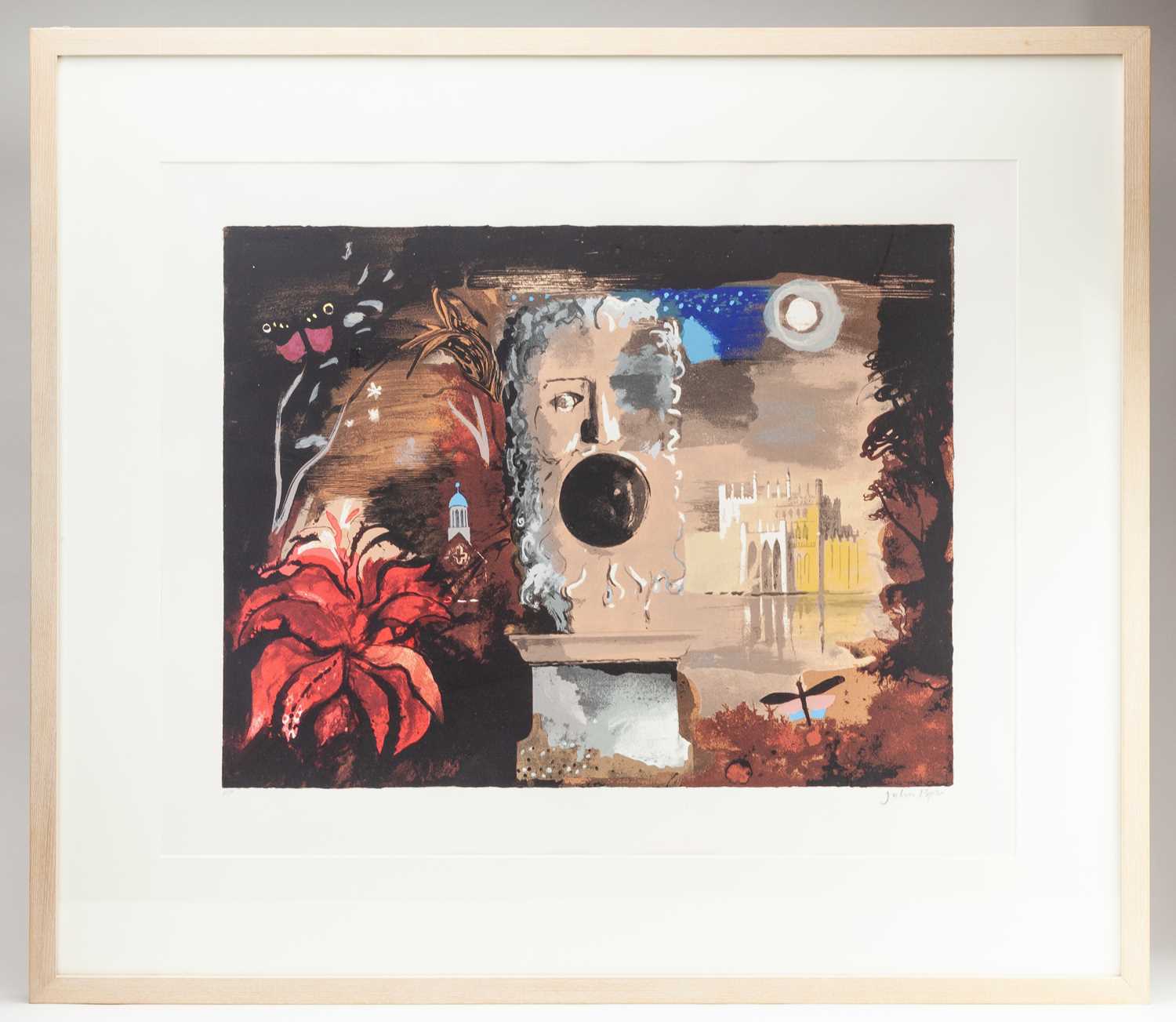 Lot 508 - JOHN PIPER CH (1903-1992); a signed lithograph,...