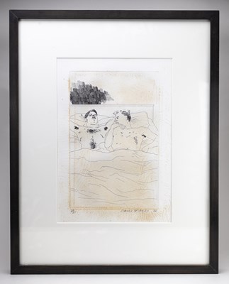 Lot 493 - DAVID HOCKNEY OM CH RA (born 1937); etching...