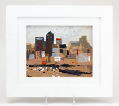 Lot 492 - COLIN RUFFELL (born 1939); oil on canvas,...