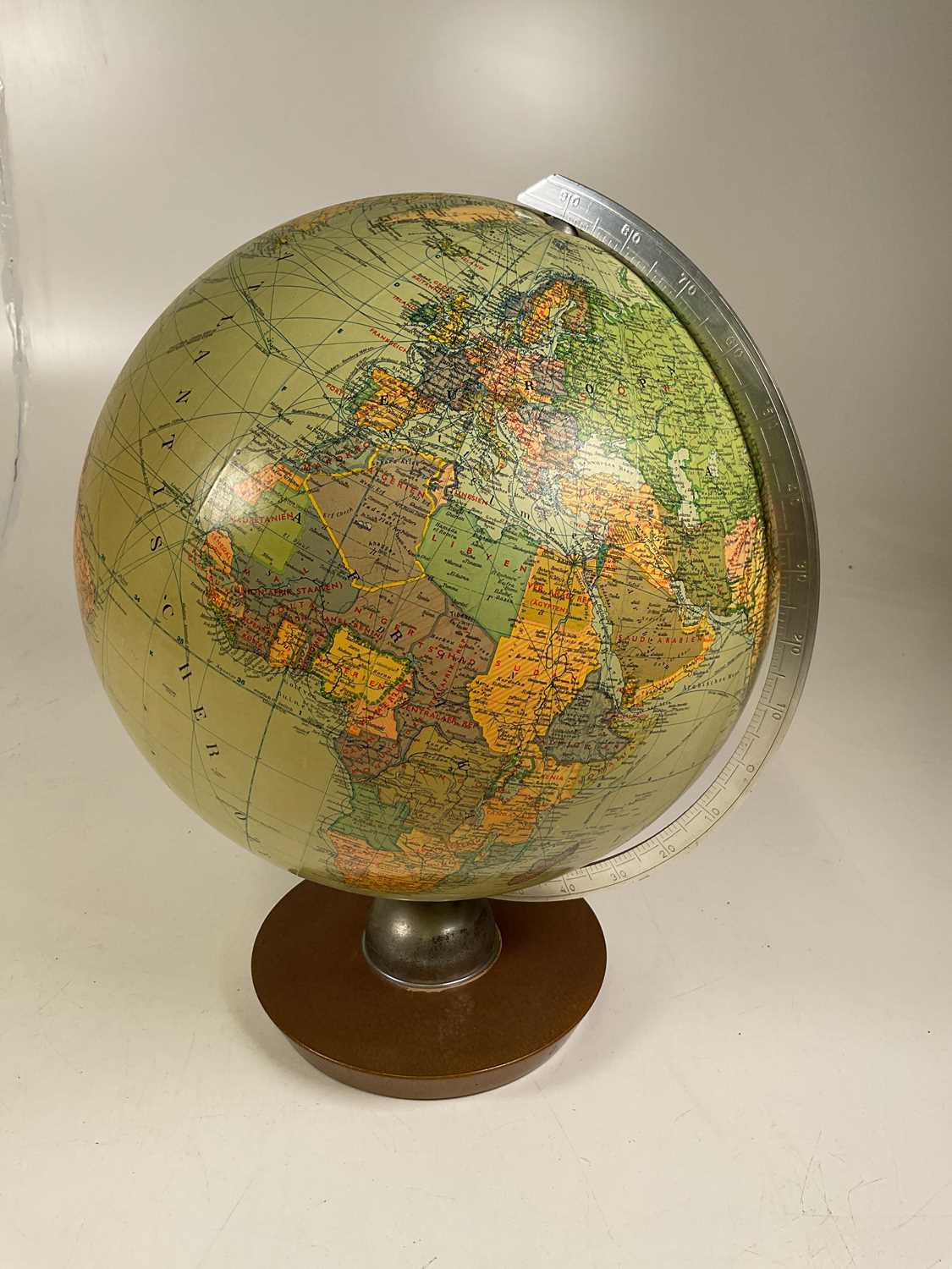 Lot 21 - A Globus terrestrial globe circa 1970, height...