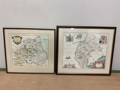 Lot 111 - ROBERT MORDEN (1650-1703); a county map of...