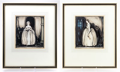 Lot 507 - JOHN ELVIN; pair of gouache studies from The...