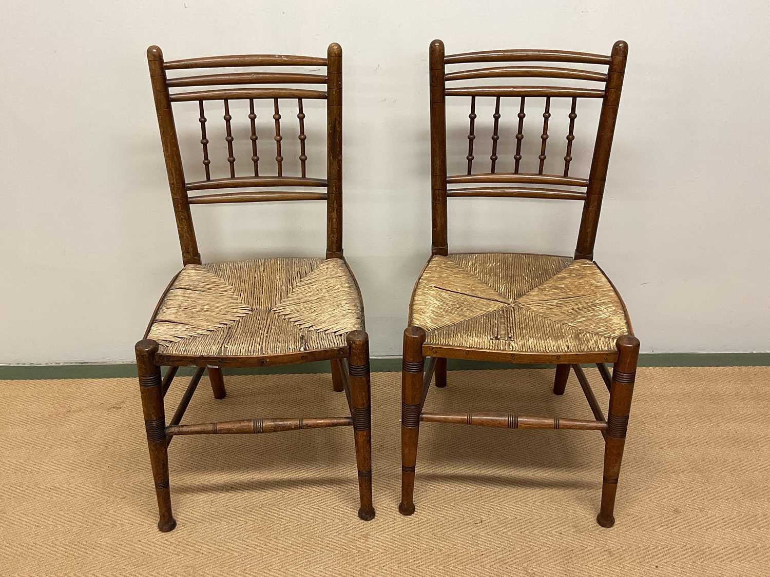 Lot 536 - A pair of late 19th century Aesthetic