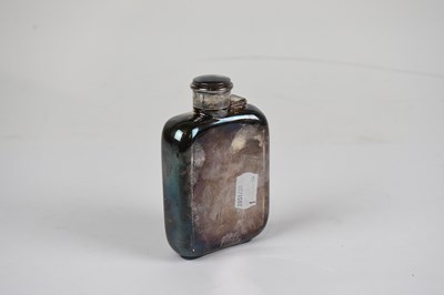 Lot 2313 - A George V hallmarked silver hip flask, with...