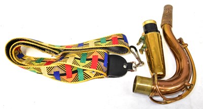 Lot 497 - A Karl Meyer cased alto saxophone with etched...