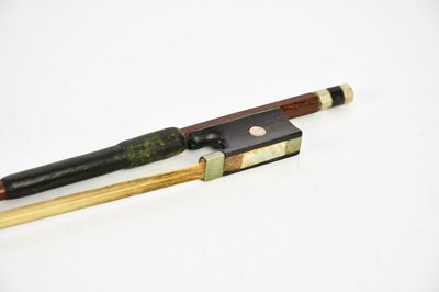 Lot 1001 - A full size German Mittenwald violin with...