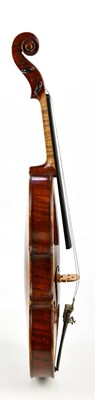 Lot 1001 - A full size German Mittenwald violin with...