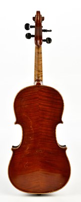 Lot 1001 - A full size German Mittenwald violin with...
