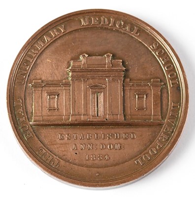 Lot 201 - A bronze medal for The Royal Infirmary Medical...