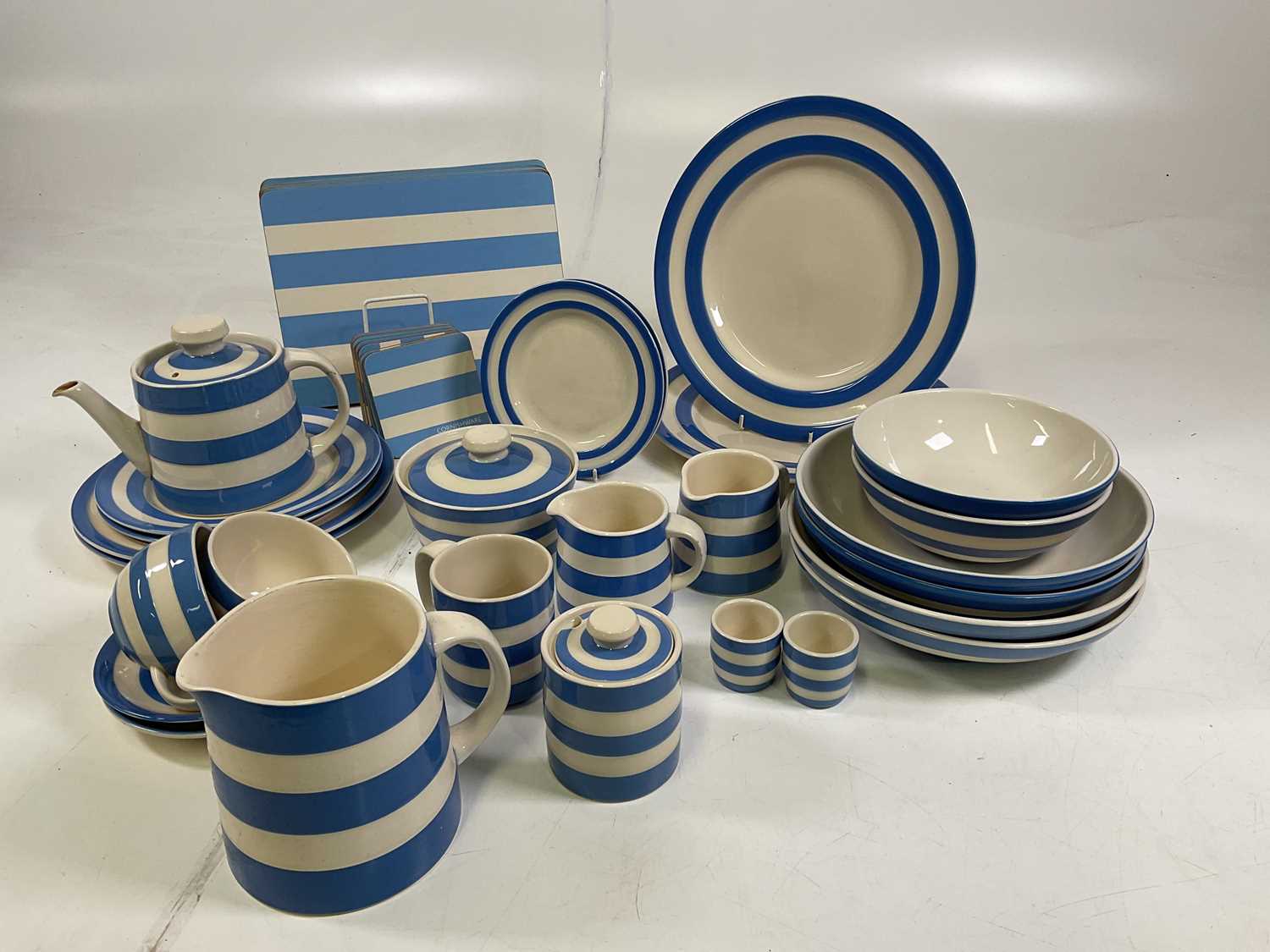 Lot 199 - T. G. GREEN; a collection of Cornishware...