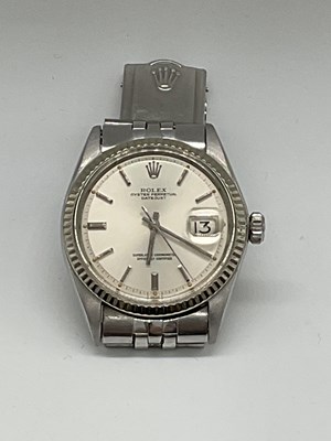 Lot 532 - ROLEX; an Oyster Perpetual Datejust...