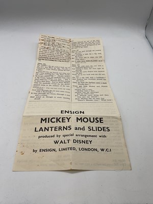 Lot 32 - MICKEY MOUSE; a set of eight Ensign Ltd...