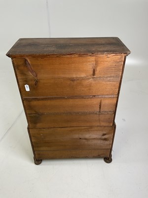 Lot 553 - A miniature dresser, height 56cm, width 37cm,...