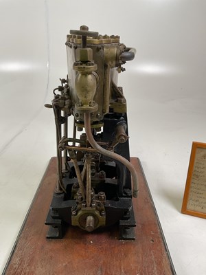 Lot 2 - A scratch built scale model twin cylinder...