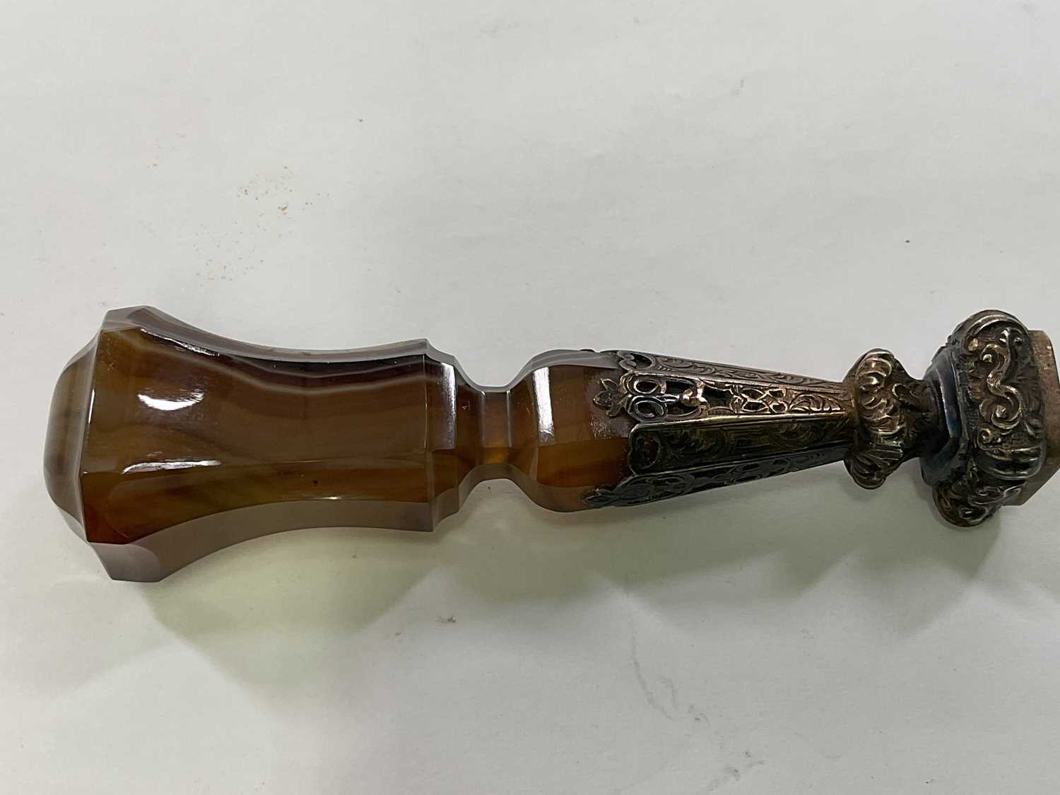 Lot 53 - BONAPARTE INTEREST; a 19th century agate and...