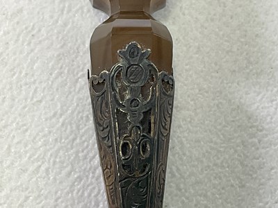 Lot 53 - BONAPARTE INTEREST; a 19th century agate and...