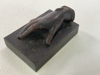 Lot 59 - BONAPARTE INTEREST; a small bronze cast hand...