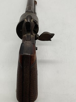 Lot 21 - A late 19th century Belgian six shot pin fire...