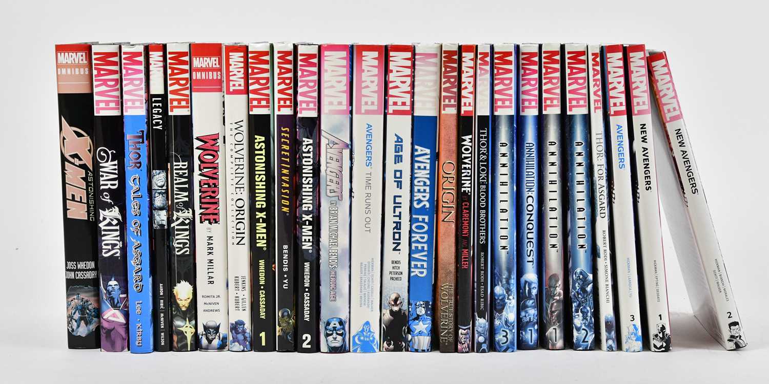Lot 29 - MARVEL; a collection of graphic novels to...