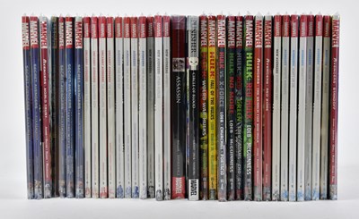 Lot 42 - MARVEL; a collection of hardback comics to...