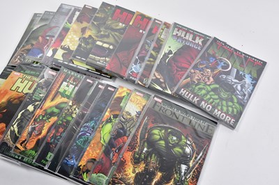 Lot 44 - MARVEL; a collection of Hulk related comics to...