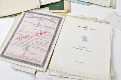 Lot 1181 - A collection of specimen and cancelled bank...