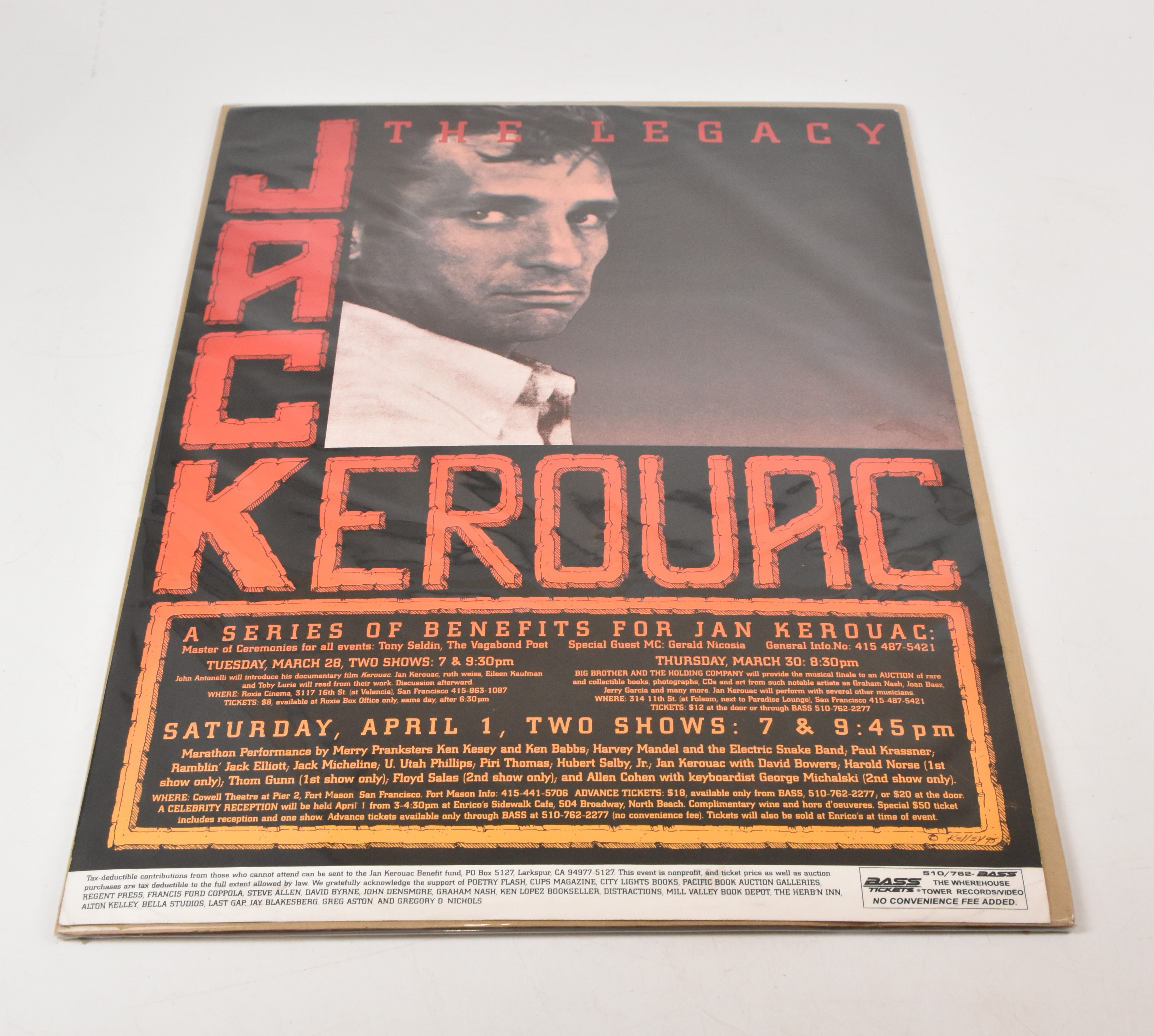 Lot 441 - JACK KEROUAC; American one sheet poster,