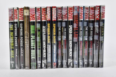 Lot 63 - MARVEL; a collection of hardback comics to...