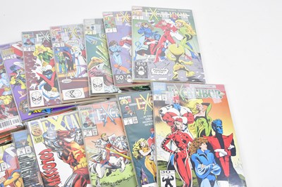 Lot 136 - MARVEL; a collection of hardback comics mainly...