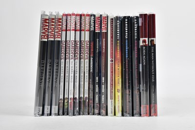 Lot 136 - MARVEL; a collection of hardback comics mainly...