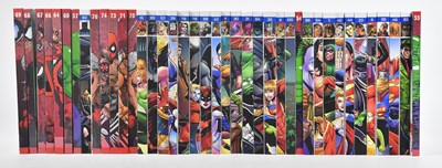 Lot 140 - D.C/MARVEL; a collection of hardback comics...