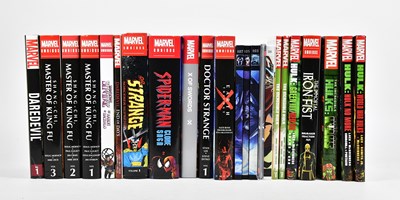 Lot 156 - MARVEL; a collection of hardback graphic...