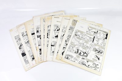 Lot 165 - BILL MEVIN; a group of ten original storyboard...