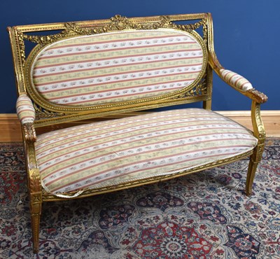 Lot 23 - A 19th century French Empire style three...