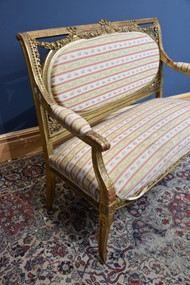 Lot 23 - A 19th century French Empire style three...