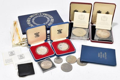 Lot 1920 - A group of commemorative coins including Spink...