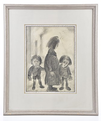 Lot 152 - LAURENCE STEPHEN LOWRY RA (1887-1976); pencil...