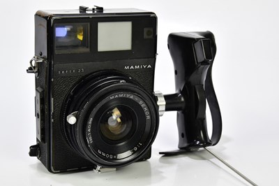 Lot 1383 - MAMIYA; a Mamiya Super 23 press camera, serial...