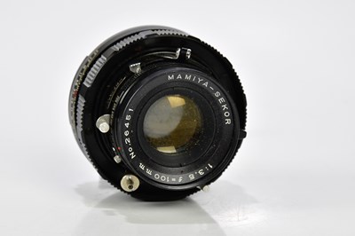 Lot 1383 - MAMIYA; a Mamiya Super 23 press camera, serial...