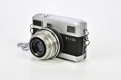 Lot 1421 - WERRA; a Werra VXM 35mm film camera, together...