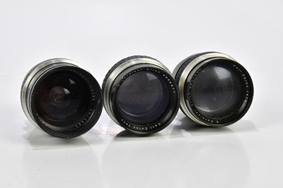 Lot 1421 - WERRA; a Werra VXM 35mm film camera, together...