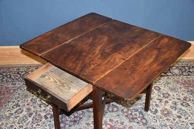 Lot 44 - A 19th century mahogany Pembroke table, with...