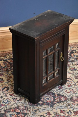Lot 114 - An Edwardian table top cabinet, with bevelled...
